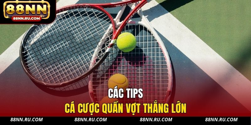 Các tips cá cược quần vợt thắng lớn Các tips cá cược quần vợt thắng lớn