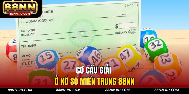 Cơ cấu giải ở xổ số miền Trung 88NN Cơ cấu giải ở xổ số miền Trung 88NN